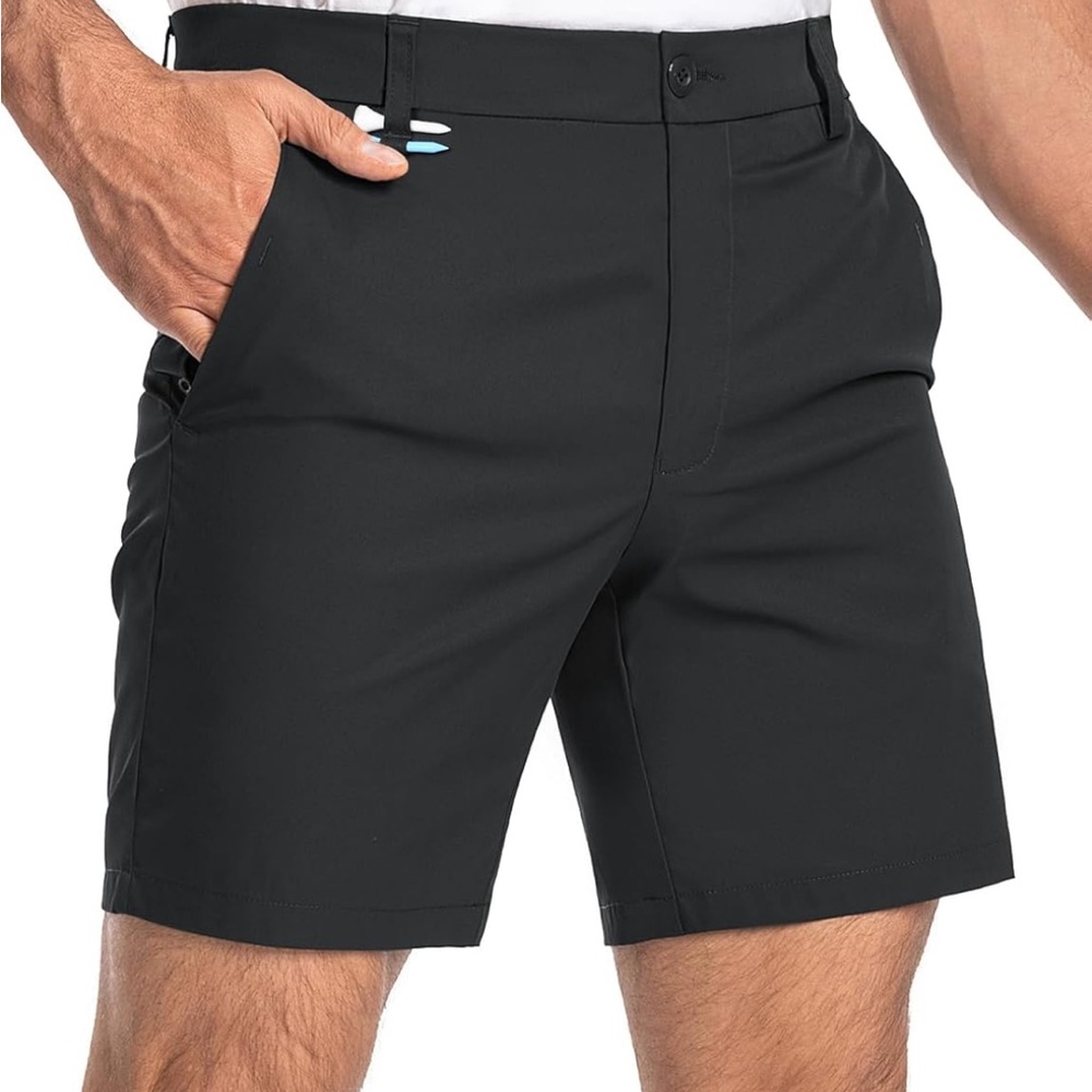 Men's Go-To Black Casual Shorts